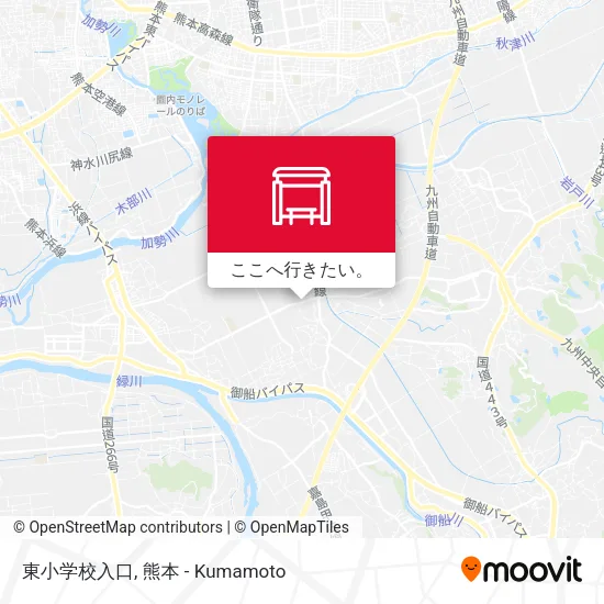 東小学校入口地図