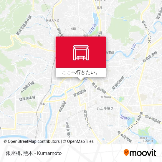 銀座橋地図