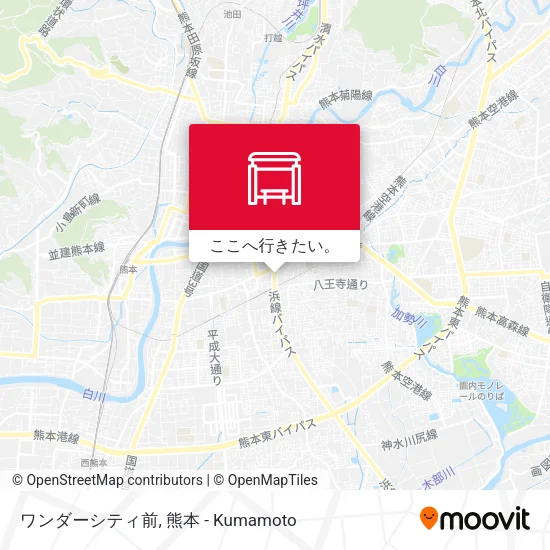 ワンダーシティ前地図