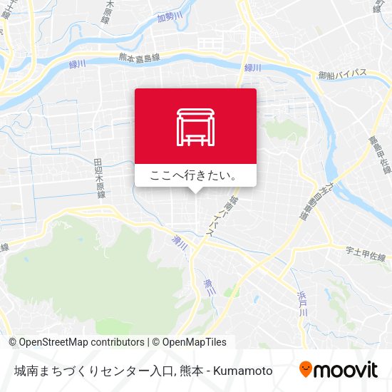 城南まちづくりセンター入口地図