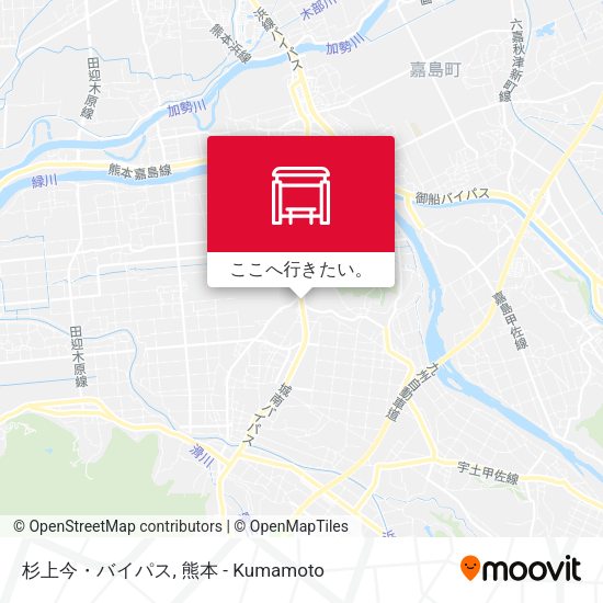 杉上今・バイパス地図