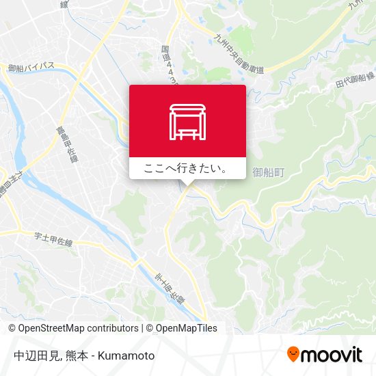 中辺田見地図