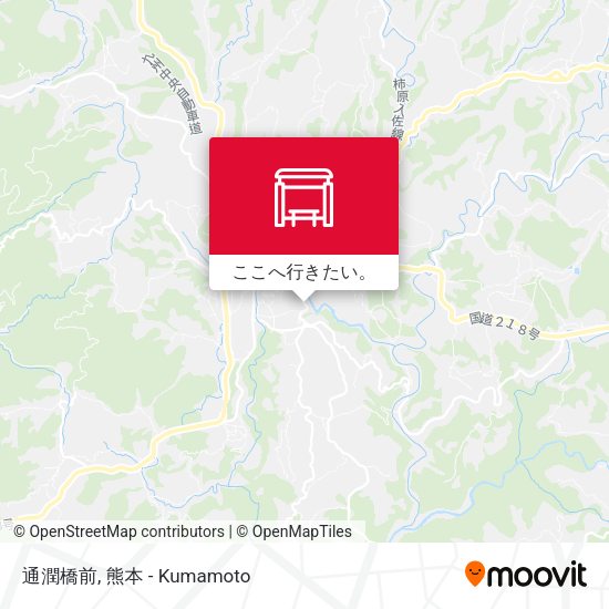 通潤橋前地図