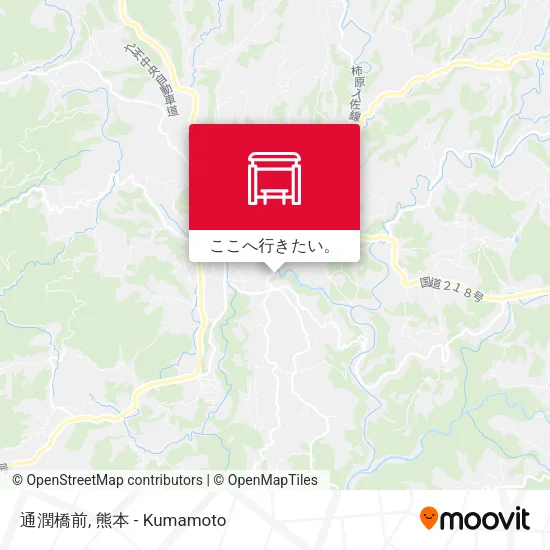 通潤橋前地図