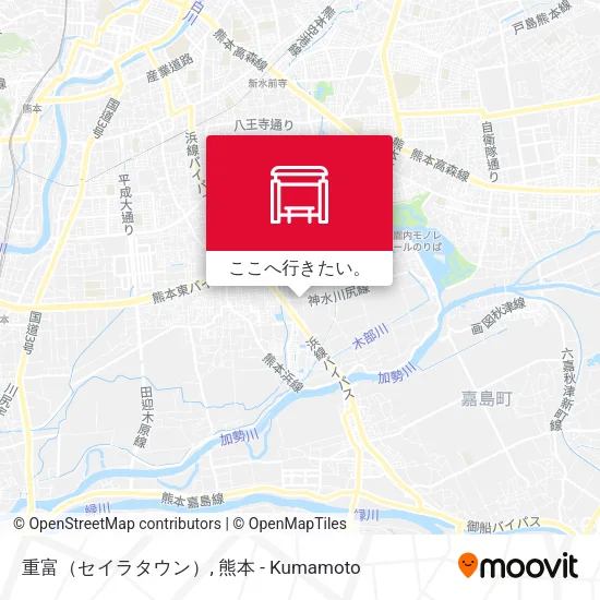 重富（セイラタウン）地図