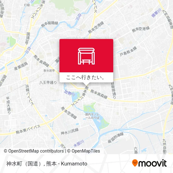 神水町（国道）地図