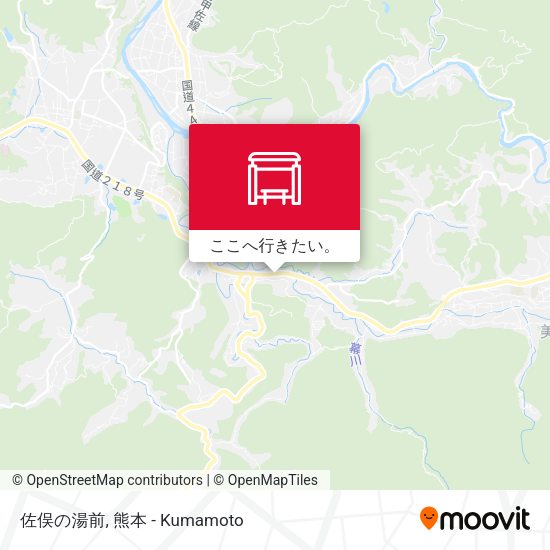 佐俣の湯前地図