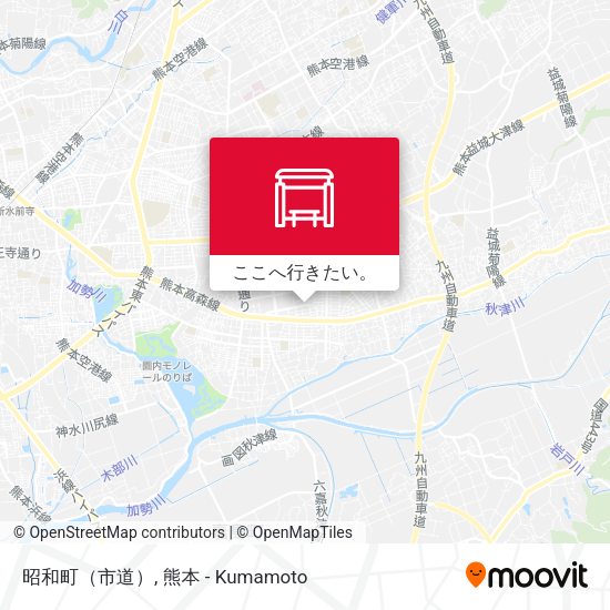 昭和町（市道）地図