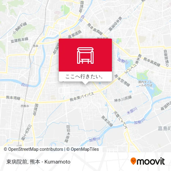 東病院前地図