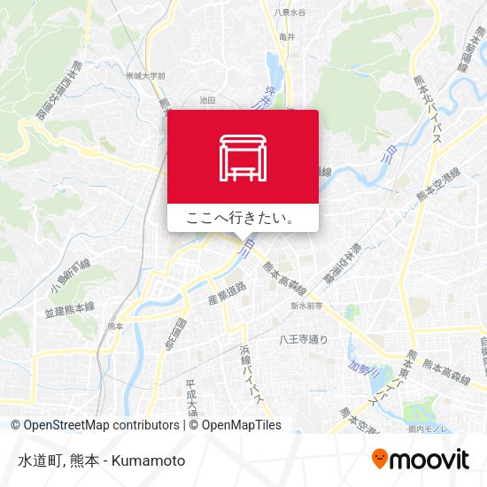 水道町地図