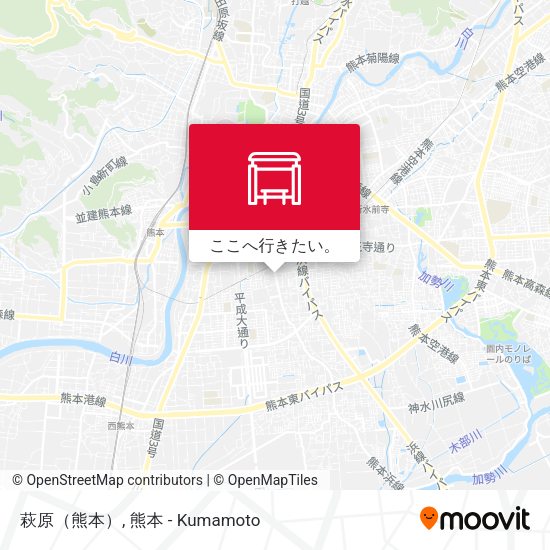 萩原（熊本）地図
