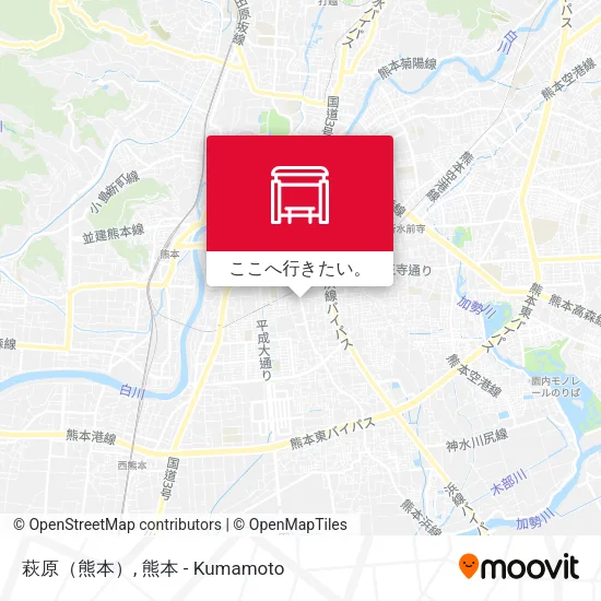 萩原（熊本）地図