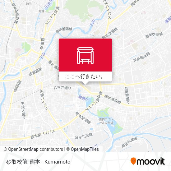 砂取校前地図