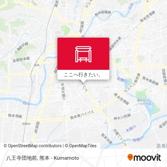 八王寺団地前地図