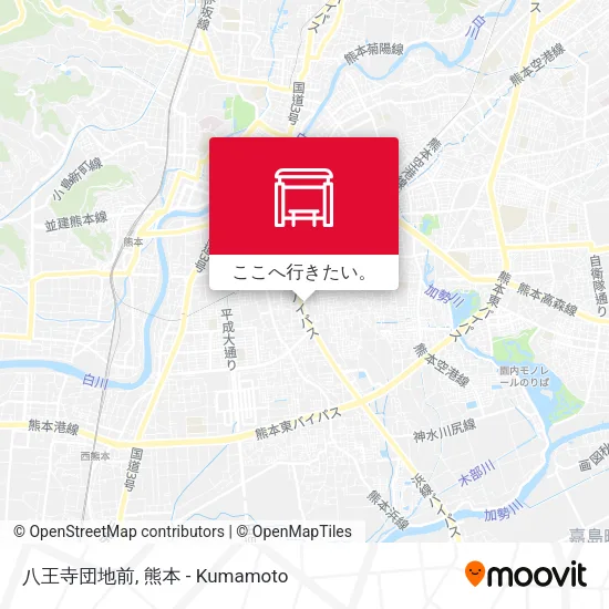 八王寺団地前地図