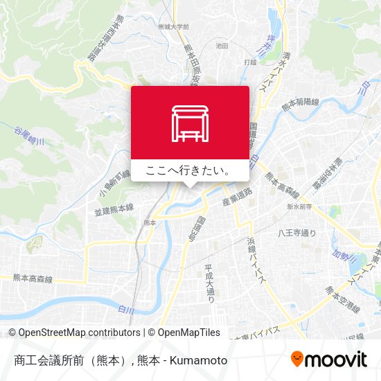 商工会議所前（熊本）地図