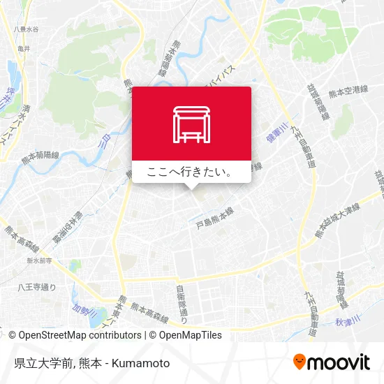 県立大学前地図