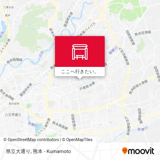 県立大通り地図