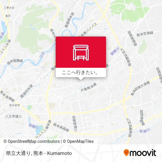 県立大通り地図