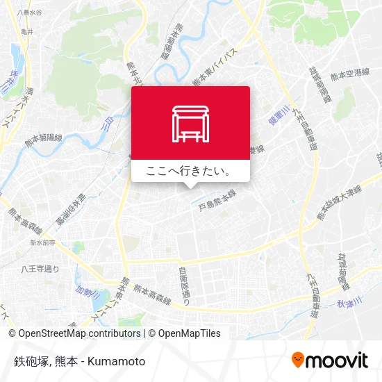鉄砲塚地図