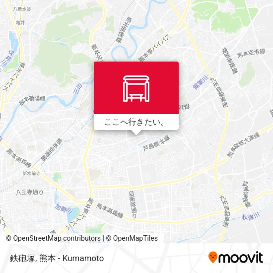 鉄砲塚地図