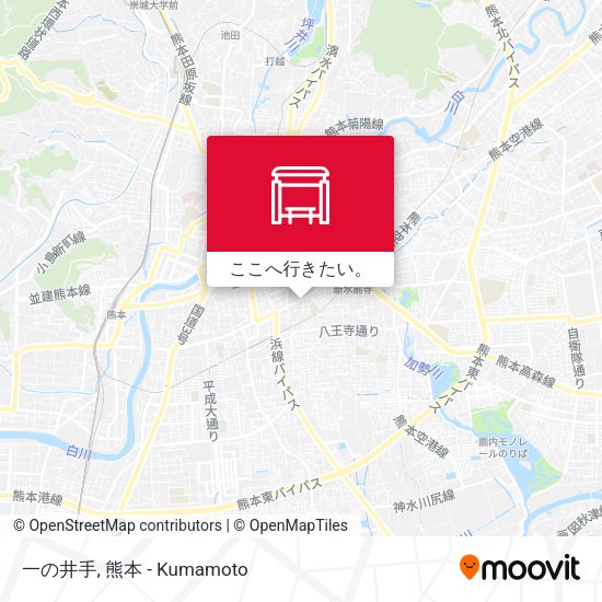 一の井手地図