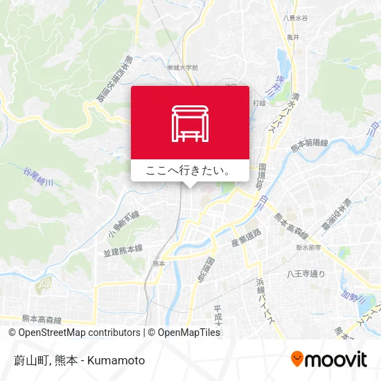 蔚山町地図