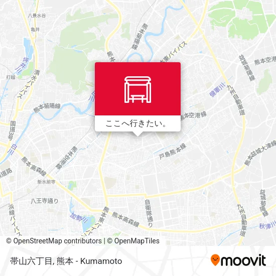 帯山六丁目地図