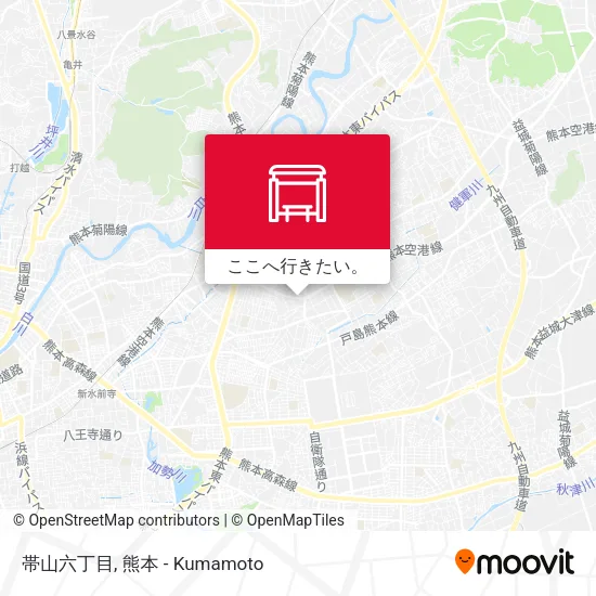 帯山六丁目地図