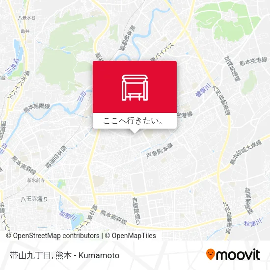 帯山九丁目地図