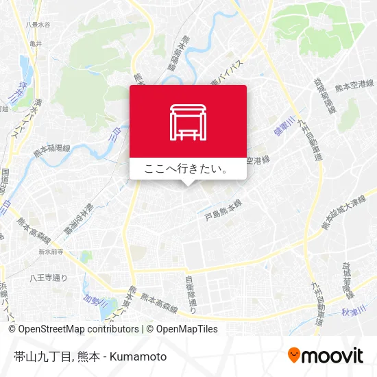 帯山九丁目地図