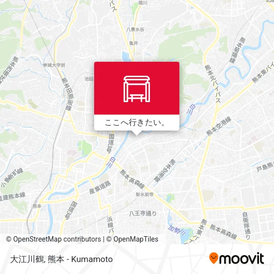大江川鶴地図
