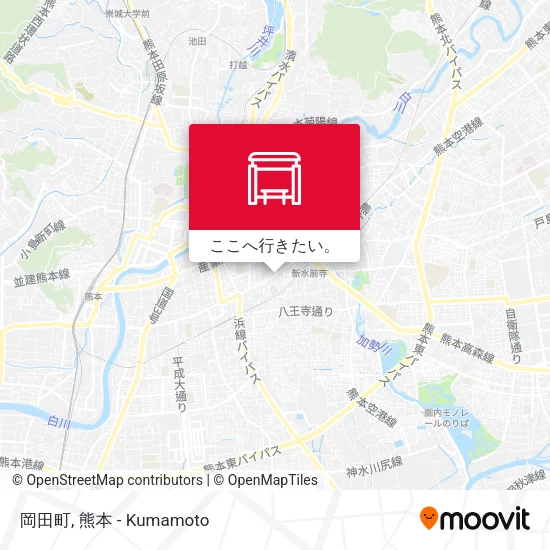 岡田町地図