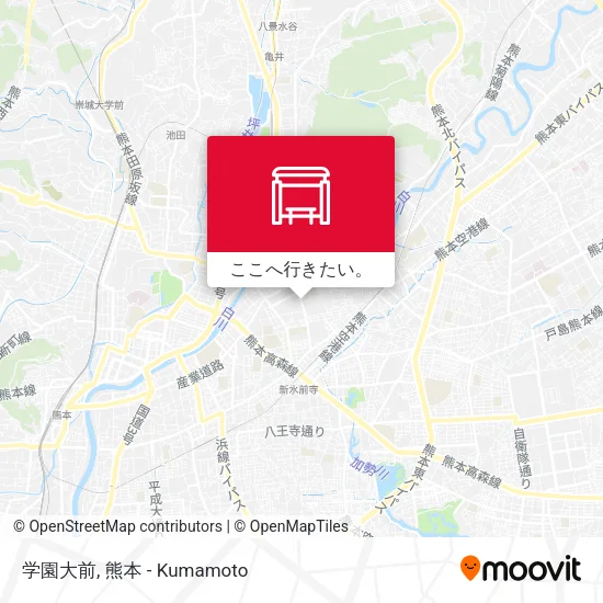 学園大前地図