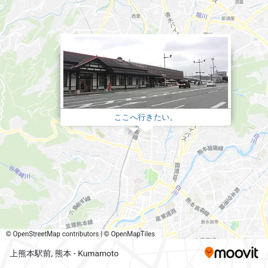 上熊本駅前地図