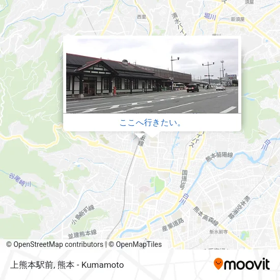上熊本駅前地図