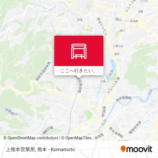 上熊本営業所地図