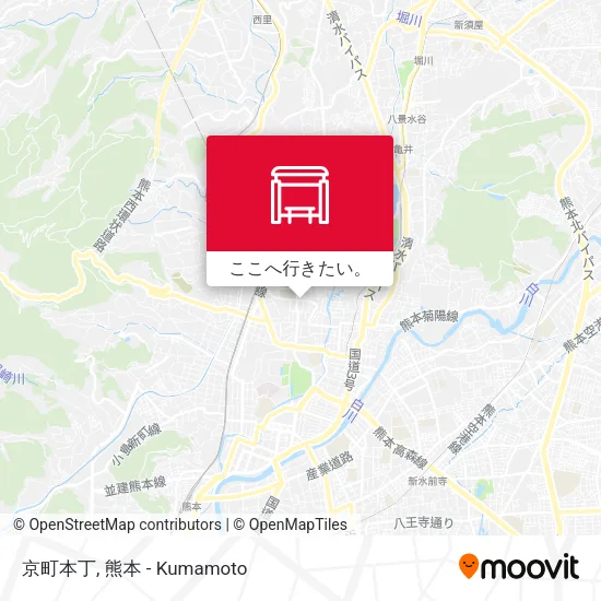 京町本丁地図