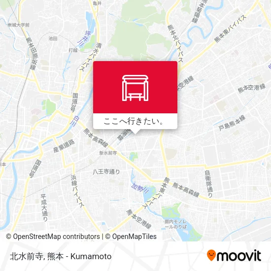 北水前寺地図