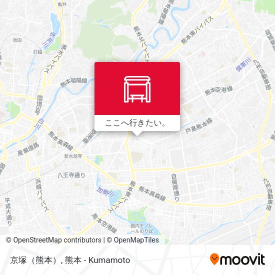 京塚（熊本）地図