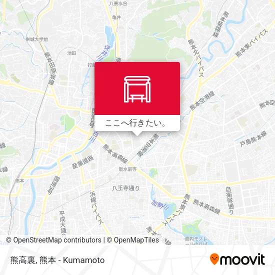 熊高裏地図
