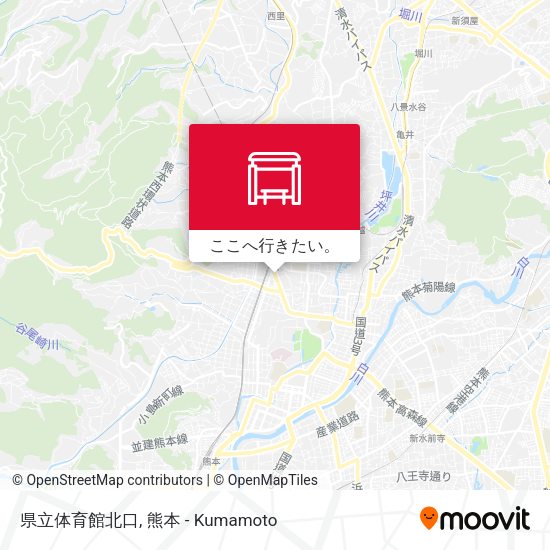 県立体育館北口地図