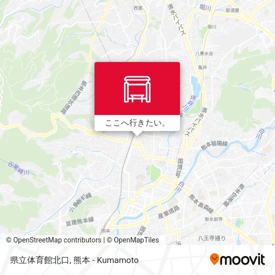 県立体育館北口地図