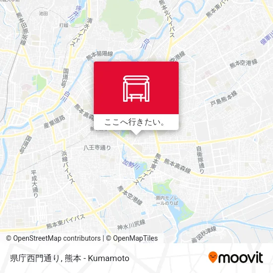 県庁西門通り地図