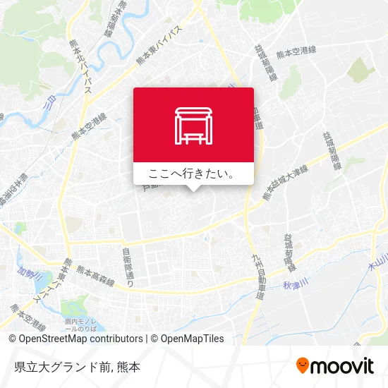 県立大グランド前地図