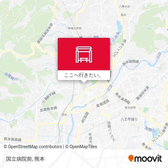 国立病院前地図