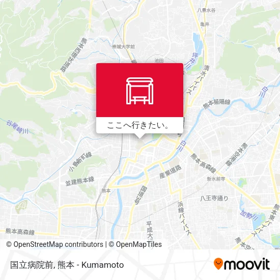 国立病院前地図