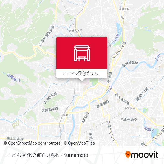 こども文化会館前地図