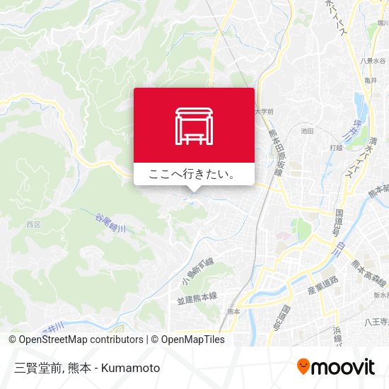 三賢堂前地図