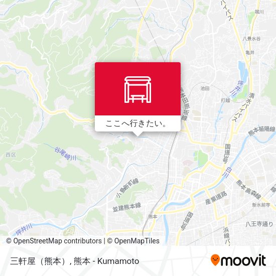 三軒屋（熊本）地図